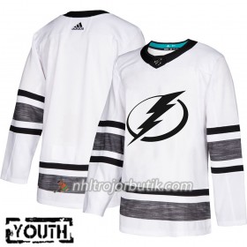 Barn Ishockey Tampa Bay Lightning tröja Blank Vit 2019 All-Star Adidas Authentic